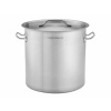 Hrnec vysoký 17 l, průměr 280 mm, z nerezové oceli s pokličkou | PRESTONA, 210108 inox