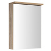 Aqualine KAWA STRIP Galérka s LED osvetlením 50x70x22cm, dub emporio WGL35S