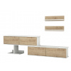 Casarredo MAXIMUS obývacia stena, biela/sapphire