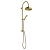 Reitano Rubinetteria ANTEA sprchový stĺp k napojeniu na batériu, hlavová a ručná sprcha, bronz SET036