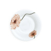 Porcelánový hlboký tanier Kähler Hammershoi Poppy 21 cm, biely, 692291