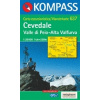 Cevedale - Valle di Pejo - Alta Valfurva (Kompass-637) - turistická mapa