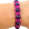 Shamballa náramok Ametyst, fialový