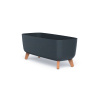 PROSPERPLAST Kvetináč GRACIA CASE ECO WOOD antracit 39cm