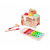 Drevená zatĺkačka s xylofónom
