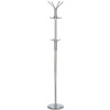 Autronic Vešiak stojanový, výška 182 cm, kovová konštrukcia, lesklý chróm, nosnosť 10 kg 80001-06B CR