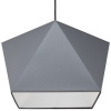 Svietidlá - Závesné svietidlá - Lampa wisząca ABAŻUR 3D - szary lub czarny - LED (Svietidlá - Závesné svietidlá - Lampa wisząca ABAŻUR 3D - szary lub czarny - LED)