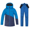 Dětský lyžařský komplet Kigali Skydiver/medieval blue 134-140 + Akita Skydiver 122-128