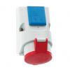 Zásuvka Kombi 32A 5p/400V, Bals 1018, IP 44