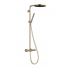 Hansgrohe Pulsify S Puro Sprchový set s termostatom, priemer 26 cm, 1 prúd, kefovaný bronz 24222140-HG
