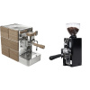 Stone Espresso Mine Premium Wood + Eureka Mignon Libra 65 All Purpose, CR black