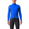 Castelli Perfetto RoS 2 Convertible Jacket, Azzurro italia/ Silver reflex Veľkosť: M Pánska vetru a vode odolná bunda s odopínacími rukávmi