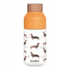 QUOKKA Ice Plastová fľaša DACHSHUND 570 ml