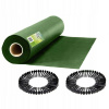 Agrotextília - Záhradný agrotextil 1,6 m x 100 m + 100 kolíkov. (Záhradná agrotextília 1,6 m x 100 m + 100 špendlíkov Plonos - zelená)