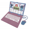 Dětský notebook Dvojjazyčný vzdělávací notebook Stitch – 124 aktivit (CZ/EN)