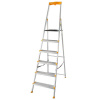 Springos Hliníkové schodíky 6 stupňov jednostranné DRABEST ALD6 MAX