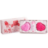 Darčekový set 2x mydlo a balzam na pery Rose Luxurious of Bulgaria