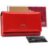 Peňaženka - Peterson Peterson Wallet Prírodná koža červená PTN 438 2-3-1-5989 R-Women's Product (Petersonová dámska kožená kožená koža kože)