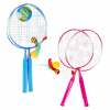 CreativeToys Bedmintonová sada - kovové rakety, košík, loptička, pierko