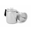 Kávovar z nehrdzavejúcej ocele GSI Glacier Stainless Perc 3 šálky