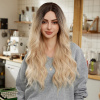 Platinová ombré blond parochňa Vanessa