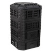 ROJA Kompostér MODULAR 1260 L - čierny - kartón - čierna - 17 kg - plast – polypropylén - 93 cm - 93 cm - 164 cm - 80x33x82 cm - Tisíc dvesto šesťdesiat Rojaplast