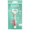 Gillette Venus Deluxe Smooth Sensitive Rosegold holiaci strojček s 3 čepieľkami + náhradná hlavica 1 kus pre ženy
