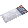 Plastové sťahovacie pásky Extol Premium, 100 ks farba biela rozmery (d x š) 100 × 2,5 mm