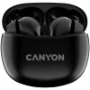 Canyon TWS-5 True Wireless Bluetooth slúchadlá do uší čierne CNS-TWS5B - Bezdrôtové slúchadlá