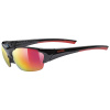 Uvex Blaze Iii, okuliare - Black Red / Mir.Red