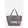 TAŠKA KARL LAGERFELD K/ESSENTIAL COATED BIG LOGO SH GUNMETAL