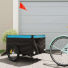 zahrada-XL Vozík za bicykel, čierno modrý 45 kg, železo 94093