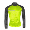 Bunda FORCE WINDPRO neprofuk fluo-čierna L