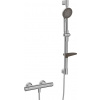 Hansa Sprchová baterie Prisma se sprchovým setem 150 mm broušená ocel 4813042180