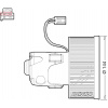 DENSO Vnútorný ventilátor DEA05008