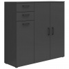 Carryhome KOMODA, grafitová, 120/115/40 cm - Predsieňové programy - 002427022233
