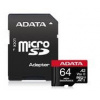 Pamäťová karta ADATA High Endurance micro SDXC karta 64GB UHS-I U3 Class 10 + adaptér