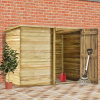 Záhradný domček na náradie, 232x110x170 cm, impregnované borovicové drevo
