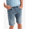 Moderné denim rifľové kraťasy V1 SRDS-0164