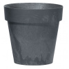 PlasticFuture Květináč Cube beton effect antracit, 20 cm