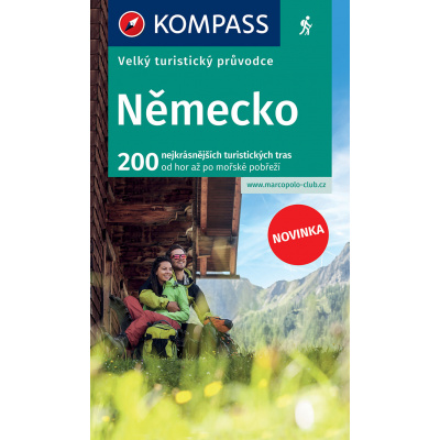 Německo Velký turistický průvodce Kompass / 2019 (200 nejkrásnějších turistických tras od hor až po mořské pobřeží)