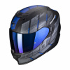 Moto přilba SCORPION EXO-520 EVO AIR MAHA matná černo/modrá - Velikost S