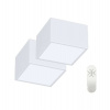 IMMAX NEO sada 2x CANTO SMART stropní svítidlo 15x15cm 12W bílé Zigbee 3.0 + DO, TUYA (07072L-15BD)
