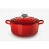Le Creuset Signature - Pekáč kruhový s pokrievkou, objem 2,4 l, cerise 21177200602430