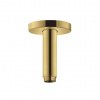 Hansgrohe Prívod od stropu S 10 cm, leštený vzhľad zlata 27393990-HG