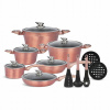 Sada hrncov Edenberg Decorate Your Kitchen z hliníka 15 ks