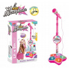 Mikrofón pre deti Kid Star Microphone - Malá hviezda na scéne - Ružový