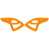 čelní kryty vrchní ventilace pro přilby Cross Pro 2, CASSIDA (oranžová) M142-1358