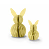 Tchibo - Papierový veľkonočný zajac - farba: žltá