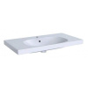 Geberit Acanto - Umývadlo 900x482 mm, otvor na batériu, s prepadom, s KeraTect, biela 500.623.01.8